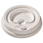 Couvercle dôme Hold&Go® à boissons chaudes, languette bascule, pour gobelet 12-20oz, blanc